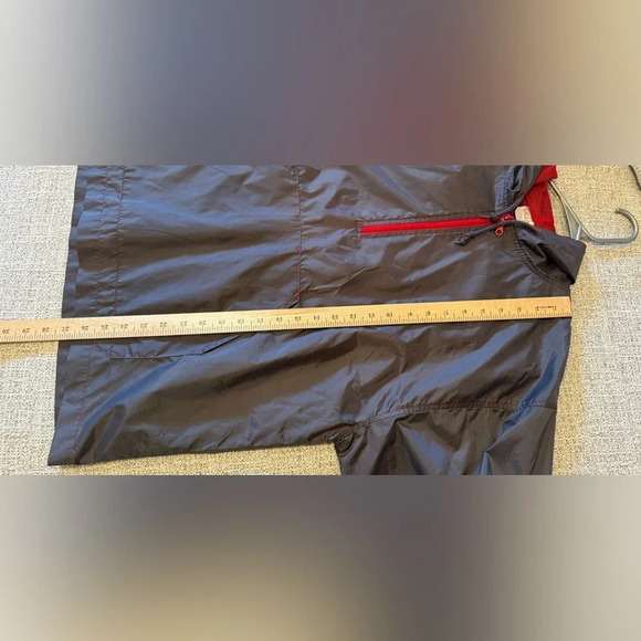 Nick & Sarah Grey With Red Quarter Zip Pullover Sz L - Picture 9 of 9